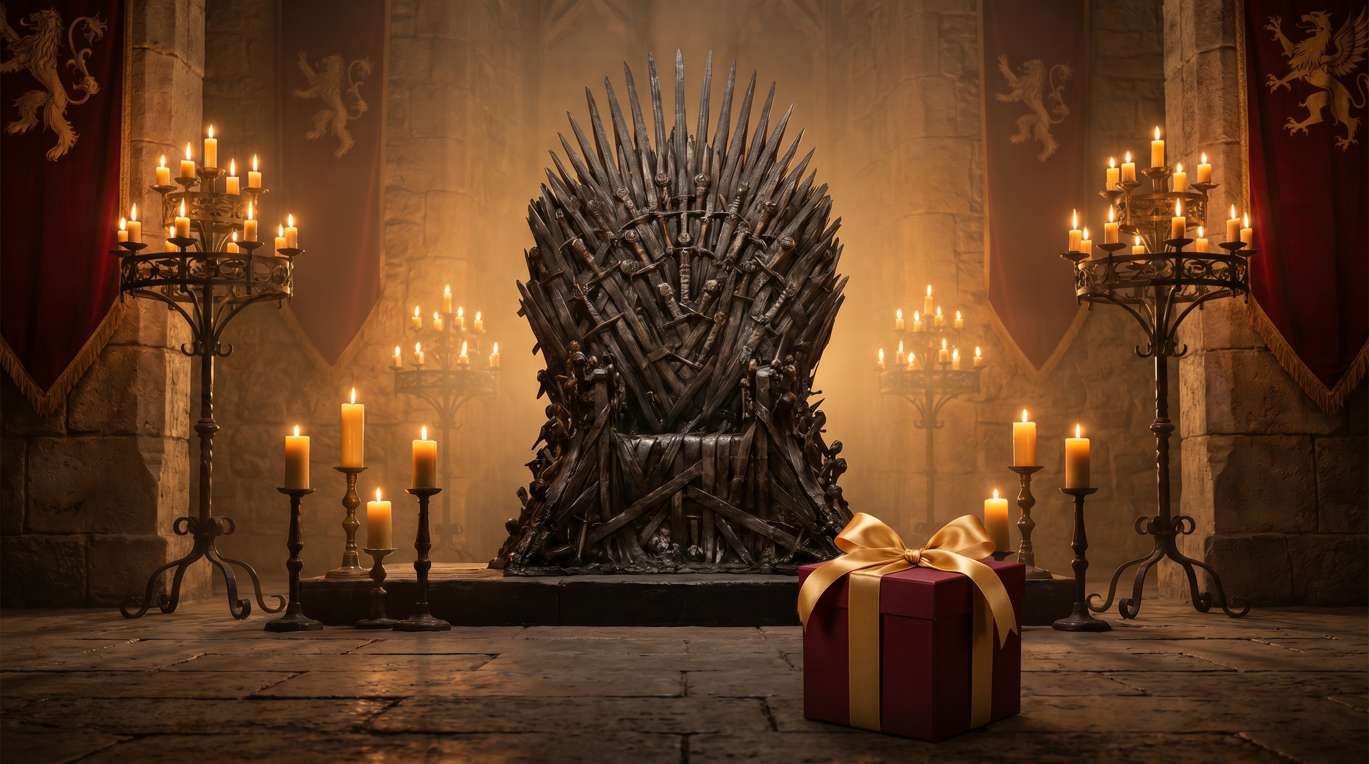 Idée cadeau fan de Game of Thrones : offrir Westeros, une nuit sur un trône de fer forgé à la main